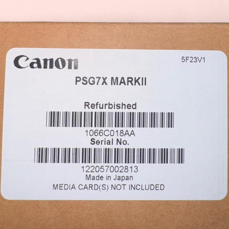 Canon G7X Mark II black digital camera